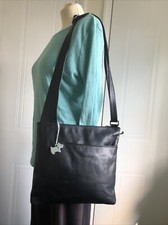 Radley black leather for sale  NOTTINGHAM