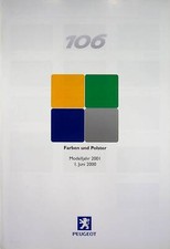 268330) Peugeot 106 - Farben & Polster - Prospekt 06/2000 comprar usado  Enviando para Brazil