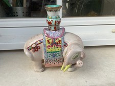 Bougeoir elephant porcelaine d'occasion Bougeoir elephant porcelaine d'occasion  Seraincourt
