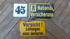 Konvolut emailleschilder elekt gebraucht kaufen  Schönwalde