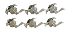 satin nickel handles door for sale  Angier