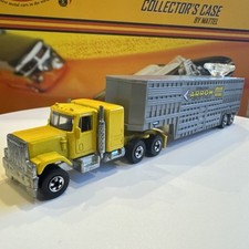 Plataformas de direção Hot Wheels reboque flecha reta pecuaristas 1980 amarelo GMC comprar usado  Enviando para Brazil