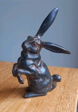 Bronze hare signed for sale  FOLKESTONE