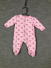 Usado, Romper Disney bebê meninas 0 3M meses rosa Minnie Mouse bolinhas com zíper pé comprar usado  Enviando para Brazil