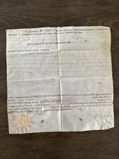 1806 va. document for sale  Maurertown