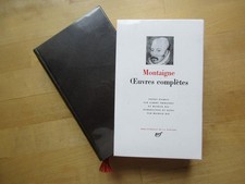 Pleiade montaigne oeuvres d'occasion  Einville-au-Jard