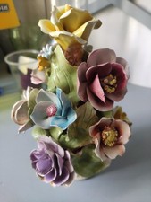 Barbotine vase bouquet d'occasion  Aire-sur-l'Adour