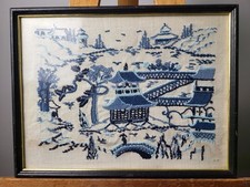 Framed vintage blue for sale  Depew