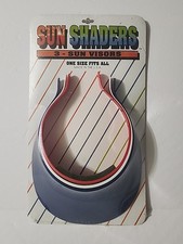 Chapéus de viseira vintage Sun Shaders NOS pacote com 3 tamanho único feitos nos EUA vermelho branco azul comprar usado  Enviando para Brazil