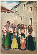 Cartolina costumi italia usato  Benevento