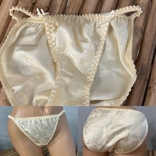 Vintage yellow satin for sale  USA
