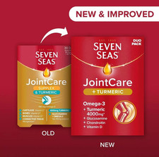 180 x Seven Seas Joint Care Supplex açafrão 4000mg e ômega-3 comprimidos e cápsulas comprar usado  Enviando para Brazil
