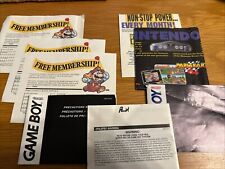 Vintage nintendo paperwork for sale  MORECAMBE