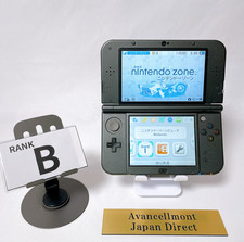 Używany, 【Top IPS】 Nowa konsola Nintendo 3DS XL LL Metaliczna czarna NTSC-J Ranga B Testowana rzadka na sprzedaż  Wysyłka do Poland