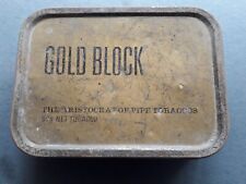 Vintage gold block for sale  BEDFORD
