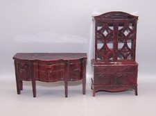 Armário de porcelana e buffet sala de jantar vintage ideal plástico para casa de bonecas comprar usado  Enviando para Brazil