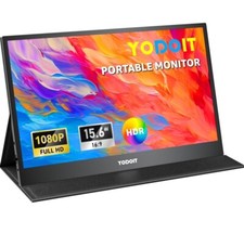 Monitor Portátil Yodoit HD, 15.6 Pulgadas 1080P FHD Portátil con Cubierta y Cables segunda mano  Embacar hacia Mexico