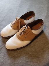 Usado, Sapatos masculinos de couro FootJoy Classics sela de golfe feitos à mão nos EUA tamanho 10,5 D  comprar usado  Enviando para Brazil
