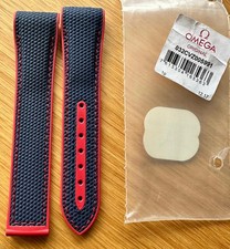 Uma pulseira de relógio de borracha omega genuína não usada CVZ005991, 21MM A 18MM comprar usado  Enviando para Brazil