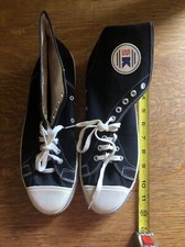 1960 Masculino 12 Tênis de Basquete Preto Hightop Vintage Antigo EUA NOS Antigo comprar usado 1960 Masculino 12 Tênis de Basquete Preto Hightop Vintage Antigo EUA NOS Antigo comprar usado  Enviando para Brazil
