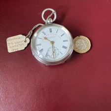Silver pocket watch for sale  TAMWORTH