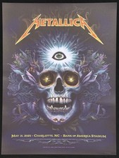 Póster Metallica Charlotte NC 31/05/25 Bank Of America Stadium NC Winters xx/925 segunda mano  Embacar hacia Mexico