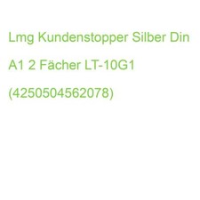Lmg kundenstopper silber gebraucht kaufen  Hamburg