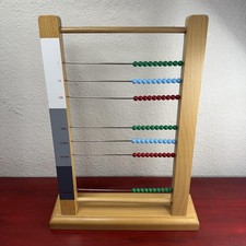 Quadro Montessori Ábaco Madeira Valor de Lugar Contagem Matemática Homeschool 6 Fileiras HASTE comprar usado  Enviando para Brazil