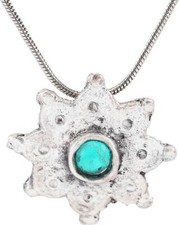 COLAR AMULETO MEDIEVAL RODA DA FORTUNA, SÉCULOS 5-8 D.C comprar usado  Enviando para Brazil