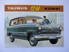 Prospekt taunus kombi gebraucht kaufen  Tittling