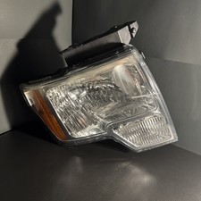 [lado esquerdo do motorista] Conjunto de lâmpada de farol estilo original cromado para 09-14 Ford F150 comprar usado  Enviando para Brazil