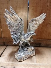 Scultura aquila argento usato  Zandobbio