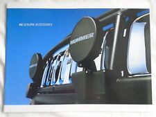 Hummer accessories brochure for sale  KINGS LANGLEY