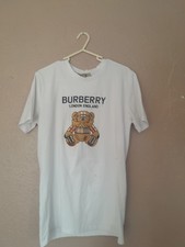 Cotton burberry embroided for sale  OLDHAM