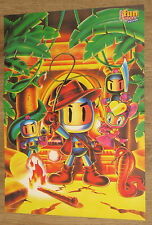 Pôster pequeno Nintendo International Superstar Soccer Deluxe e Bomberman 30x42cm comprar usado  Enviando para Brazil