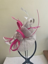 Silver pink feather for sale  ILKESTON
