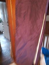 Plum curtain panel for sale  CHARD