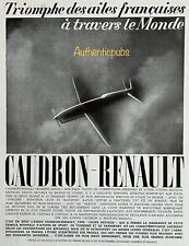 Publicite caudron renault d'occasion  Cires-lès-Mello