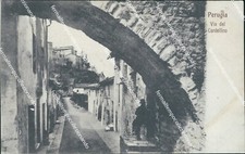 Ce436 cartolina perugia usato  Tramonti