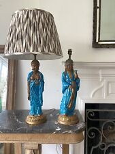 Pair chinese turquoise for sale  LEWES