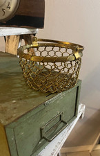 Vintage brass woven for sale  Cocoa