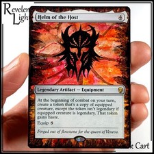 Usado, Helm of the Host Alter - Cartão de arte alterado MTG pintado à mão - Magic the Gathering comprar usado  Enviando para Brazil