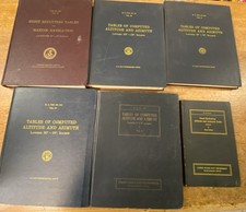 Tables of Computed Altitude and Azimuth Latitudes U.S. NAVY HYDROGRAPRIC OFFICE comprar usado Tables of Computed Altitude and Azimuth Latitudes U.S. NAVY HYDROGRAPRIC OFFICE comprar usado  Enviando para Brazil