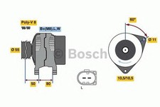 Bosch remanufactured alternato for sale  SHEFFIELD