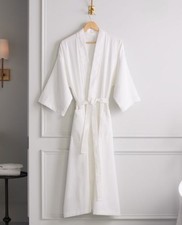 The Ritz Carlton Pique Kimono Roupão Envoltório Forro Terry Tamanho Único Novo comprar usado  Enviando para Brazil