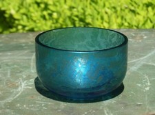 Iridescent blue glass for sale  BRIDGNORTH