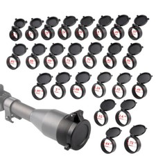 Coberturas de mira flip-up mira telescópica de rifle tampa objetiva tampa de lente para calibre, usado comprar usado  Enviando para Brazil