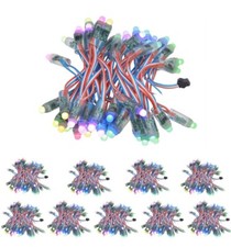 500 peças 12 mm WS2811 IC pixel colorido módulo LED luz DC 5V IP68 RGB digital comprar usado  Enviando para Brazil