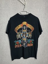 Używany, Koszulka z nadrukiem Guns N' Roses 1988 czarna koszulka z krótkim rękawem na sprzedaż  PL