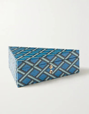 Smythson blue croc for sale  New York